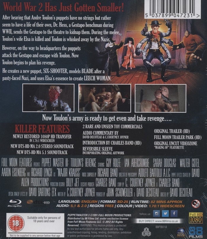 Puppet Master 3 (ej svensk text) (Blu-ray) - 2