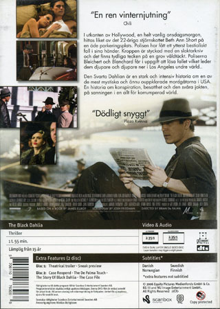 Den Svarta Dahlian (2-disc) (Begagnad) - 2
