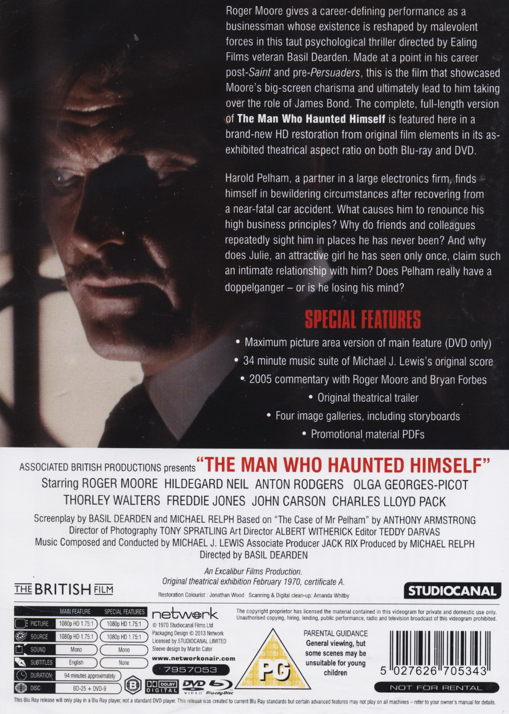Man Who Haunted Himself (ej svensk text) (Blu-ray + DVD) - 2