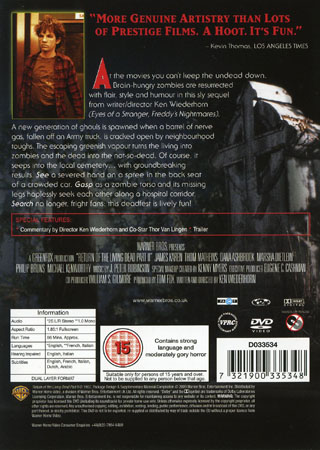 Return of the Living Dead - Part II (ej svensk text) - 2