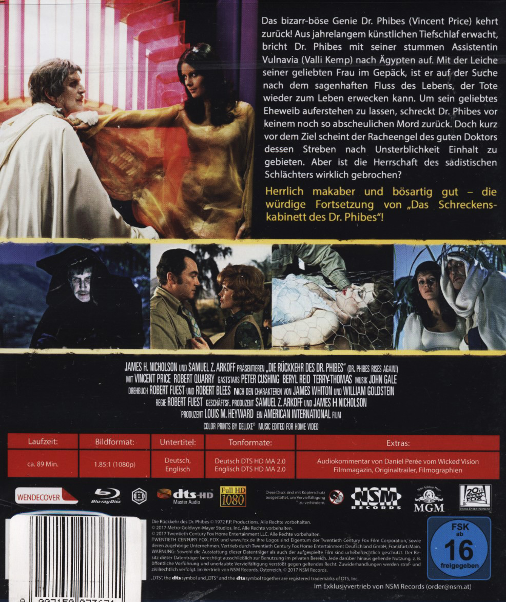 Dr. Phibes Rises Again (ej svensk text) (Blu-ray) - 2