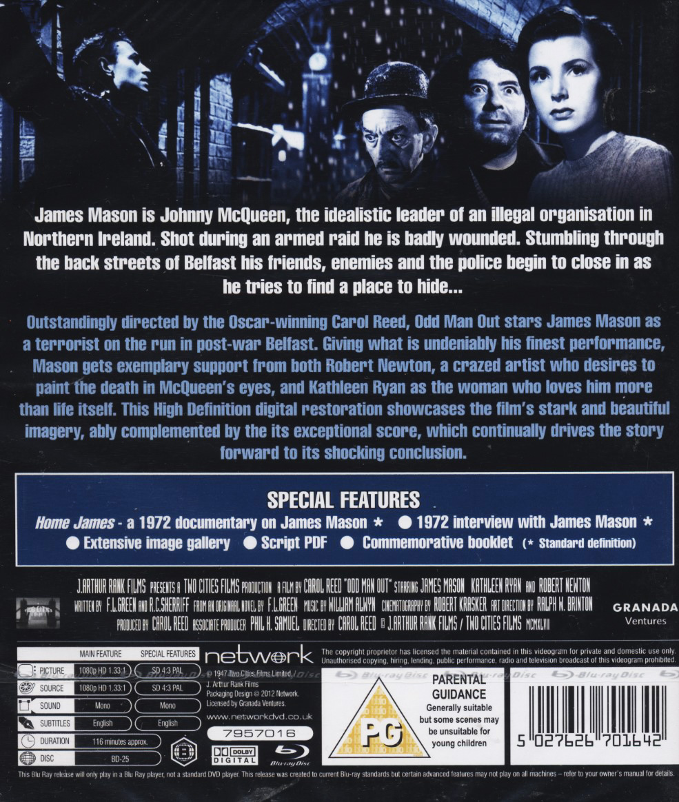 Odd Man Out (ej svensk text) (Blu-ray) - 2