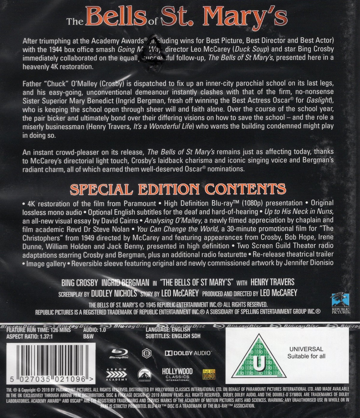 Bells of St. Mary's (ej svensk text) (Blu-ray) - 2