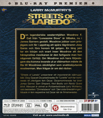 Streets of Laredo (Miniserie) (2-disc) (Bu-ray) - 2