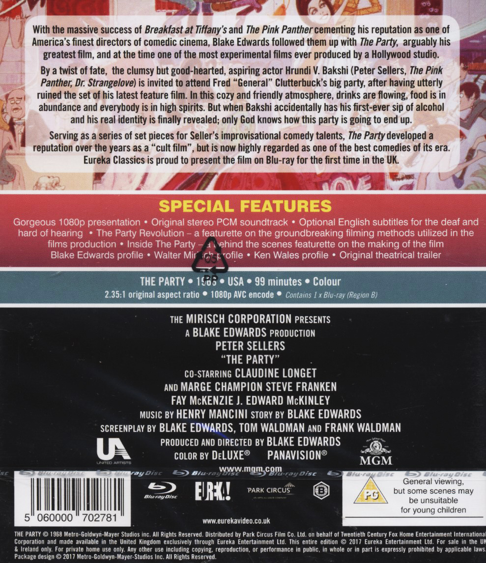 The Party (ej svensk text) (Blu-ray) - 2