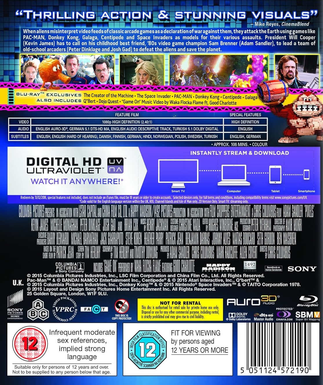 Pixels (Blu-ray) - 2