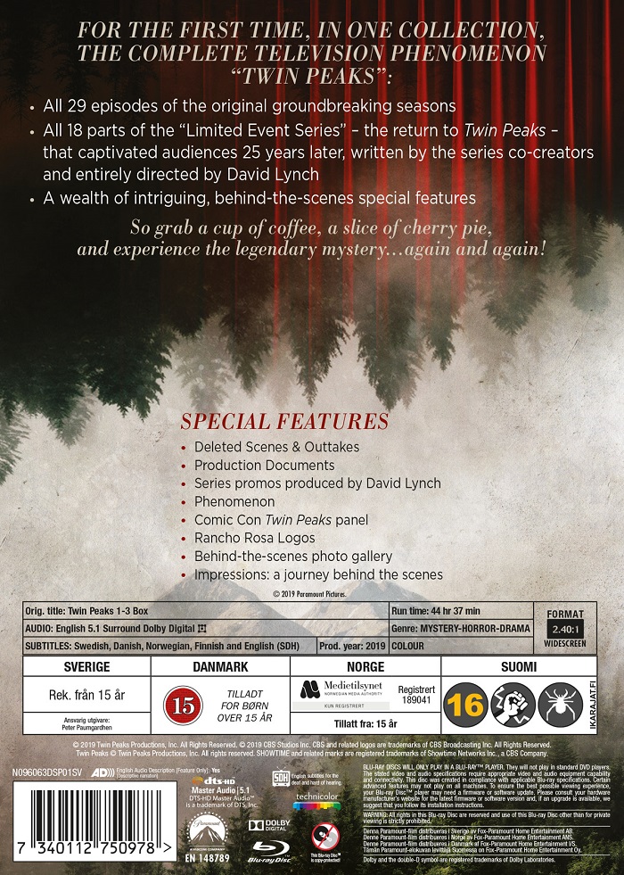 Twin Peaks - Säsong 1-3 (Blu-ray) - 2