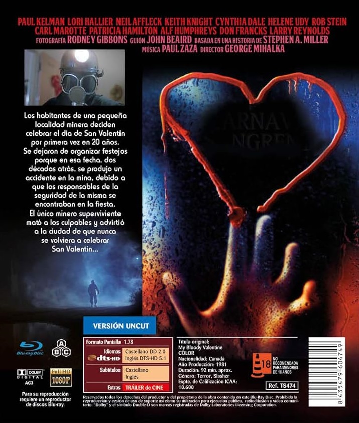 My Bloody Valentine (1981) (ej svensk text) (Blu-ray) - 2