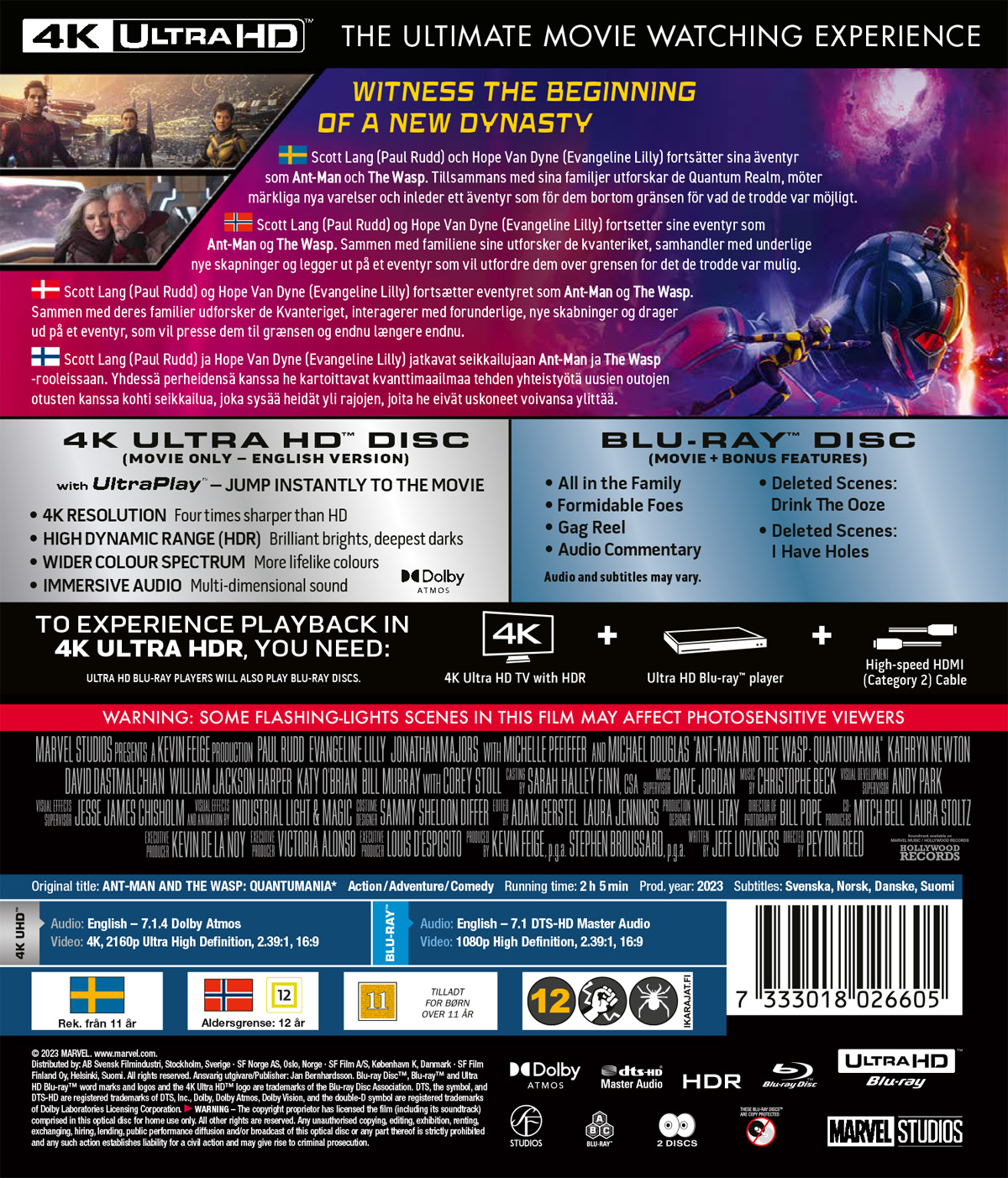 Ant-Man and the Wasp: Quantumania (4K Ultra HD + Blu-ray) - 2