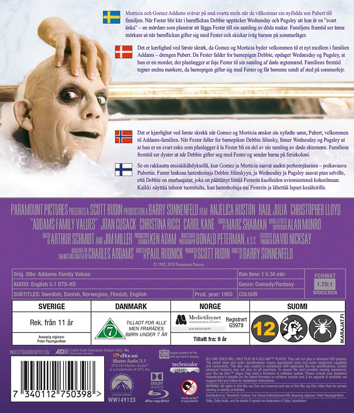 Addams Family Values (Blu-ray) - 2
