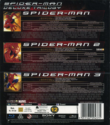 Spider-Man Deluxe Trilogy (3-disc) (Blu-ray) - 2