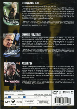 Van Veeteren Box - Det Grovmaskiga Nätet / Kvinna Med Födelsemärke / Återkomsten (3-disc) - 2
