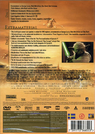 Star Wars II - Klonerna Anfaller (2-disc) - 2