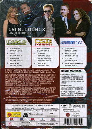CSI: Bloodbox (3-disc) (Limited Edition) - 2