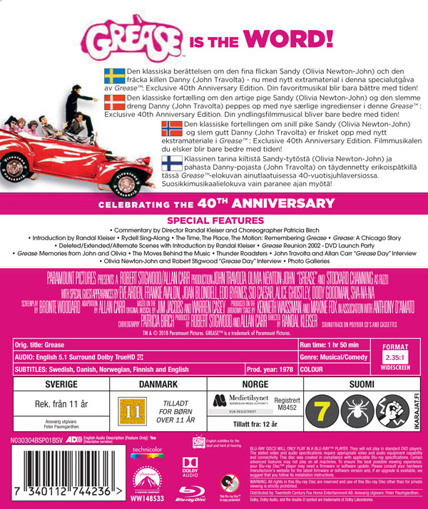 Grease (Remastered) (Blu-ray) - 2