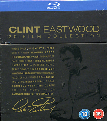 Clint Eastwood 20-Film Collection (22-disc) (ej svensk text) (Blu-ray)