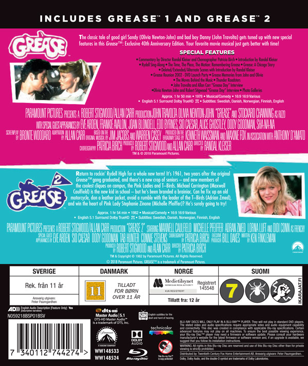 Grease 1-2 (Remastered) (Blu-ray) - 2