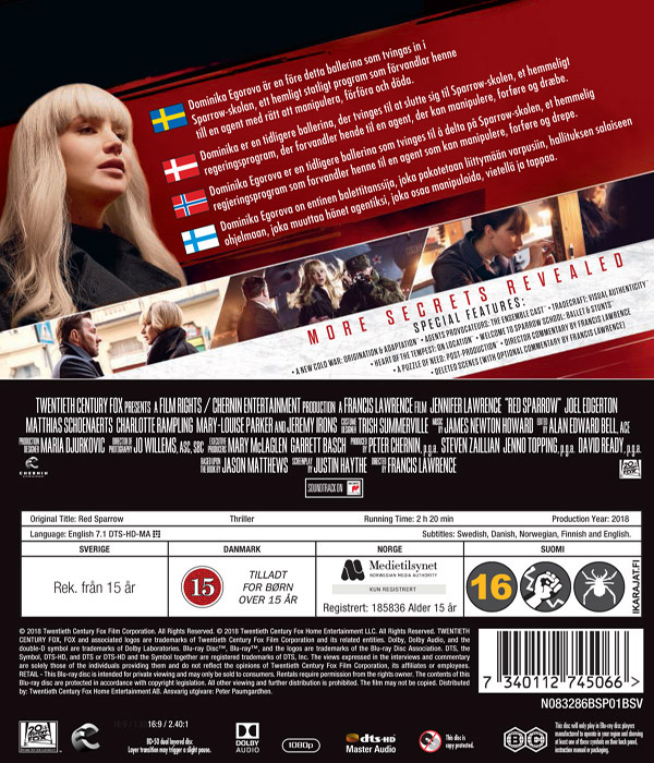 Red Sparrow (Blu-ray) - 2