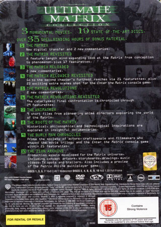 Ultimate Matrix Collection (10-disc) (ej svensk text på alla discar) - 2