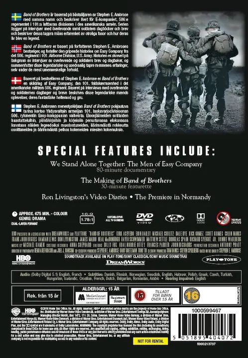 Band of Brothers - Hela Serien (6-disc) - 2