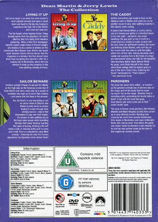 Dean Martin & Jerry Lewis - The Collection (4-disc) (ej sv. text på The Caddy) - 2