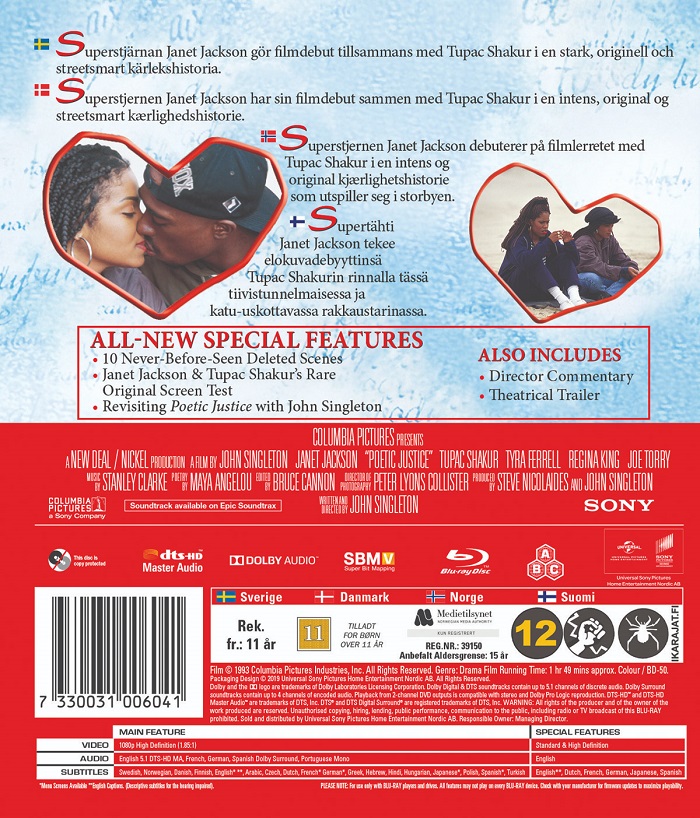 Poetic Justice (Blu-ray) - 2