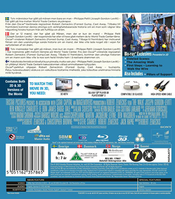 The Walk (Real 3D + Blu-ray) - 2