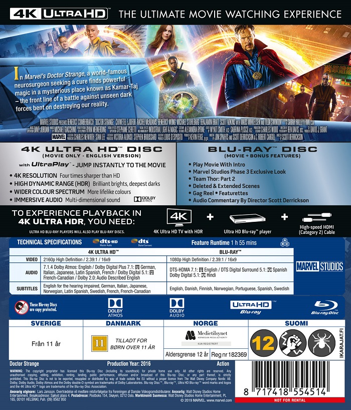 Doctor Strange (4K Ultra HD + Blu-ray) - 2