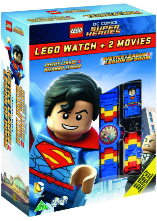 LEGO: DC Comics Super Heroes - Double Pack + LEGO Superman-klocka