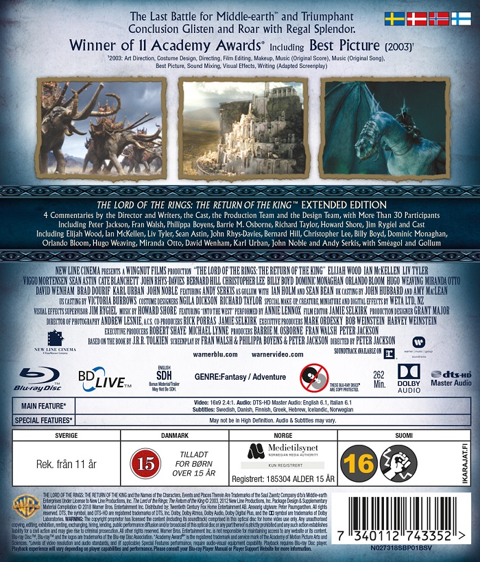 Lord of the Rings: The Return of the King (Extended Cut) (Blu-ray) - 2