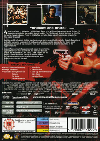 Resident Evil (ej svensk text) - 2