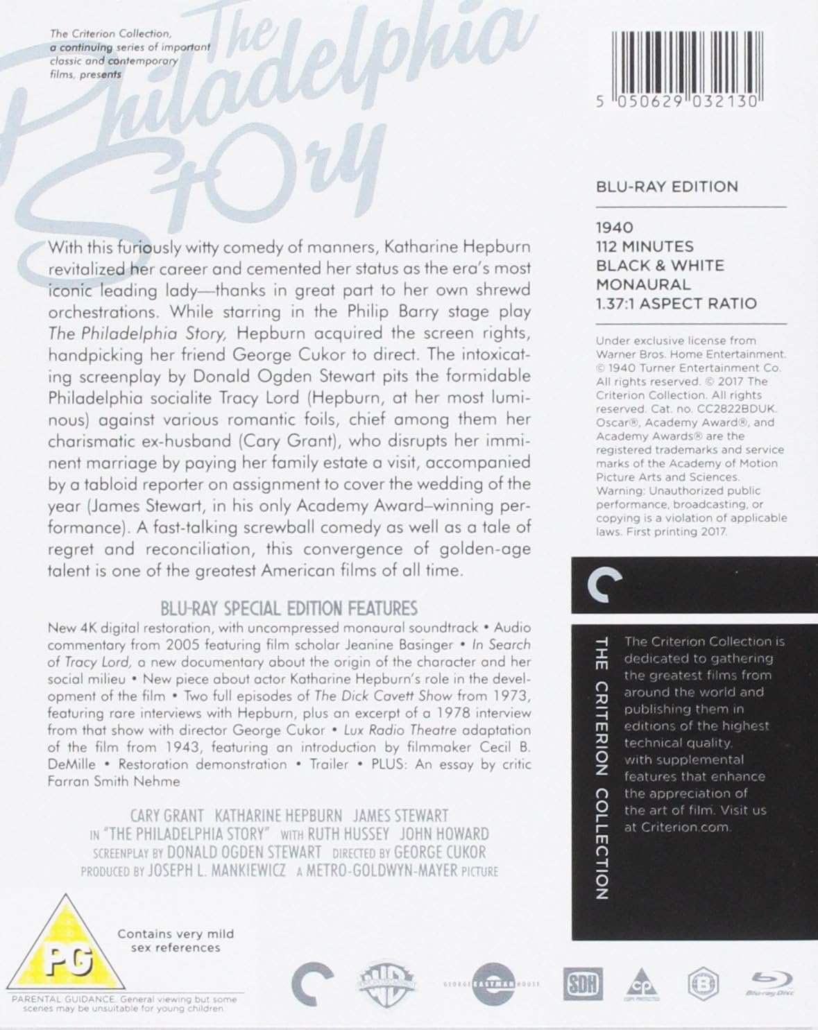 Philadelphia Story (Criterion Collection) (ej svensk text) (Blu-ray) - 2
