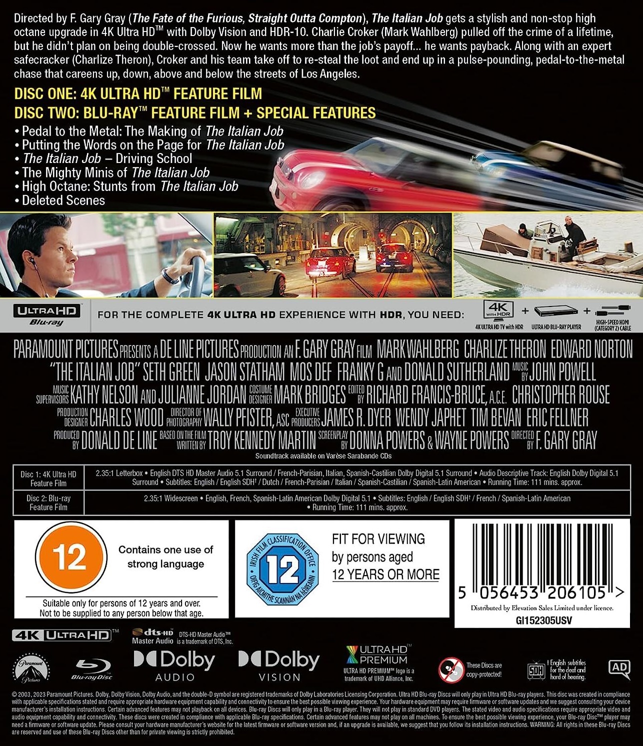 Italian Job (ej svensk text) (4K Ultra HD + Blu-ray) - 2