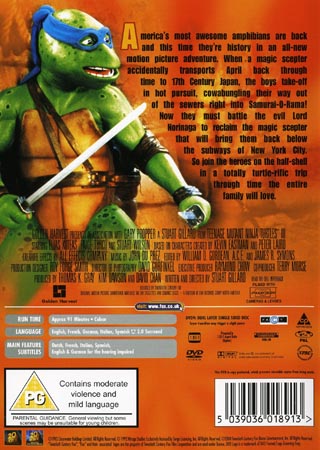 Teenage Mutant Ninja Turtles 3 (ej svensk text) - 2