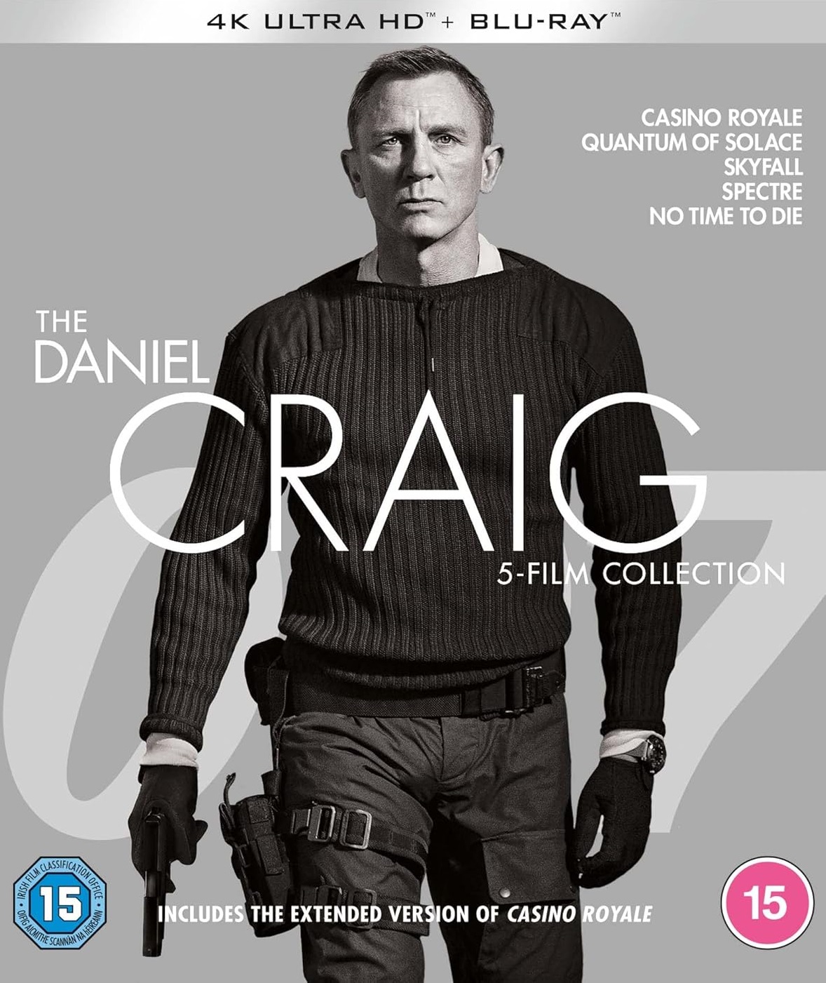 Daniel Craig: James Bond Collection (svensk text på fyra filmer) (4K Ultra HD + Blu-ray)