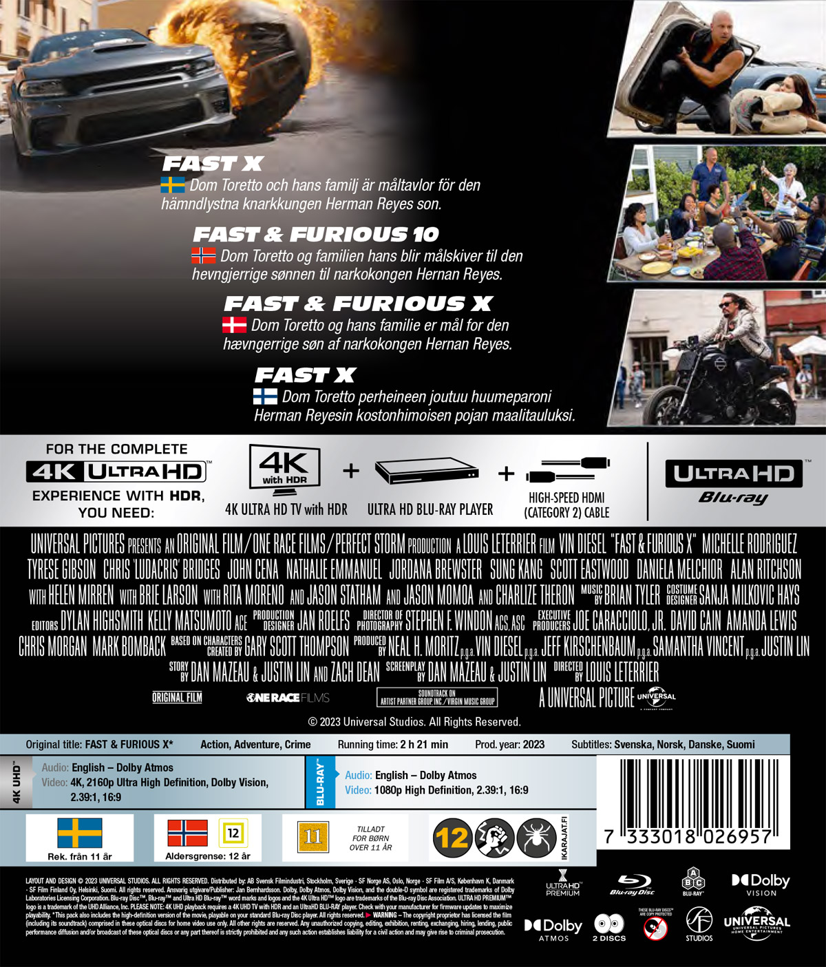 Fast X (4K Ultra HD + Blu-ray) - 2