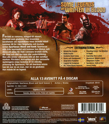 Spartacus: Blood And Sand - Säsong 1 (Blu-ray) - 2