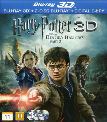 Harry Potter Och Dödsrelikerna: Del 2 (Real 3D + 2-disc Blu-ray)