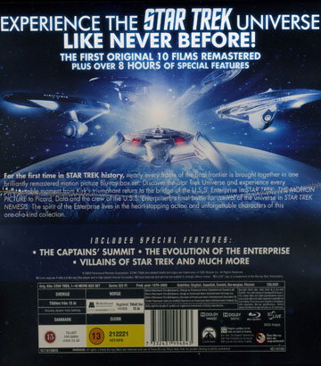 Star Trek 1-10 Movie Box (12-disc) (Blu-ray) - 2