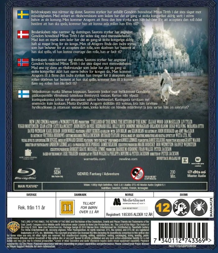 Lord of the Rings: The Return of the King (Theatrical Cut) (Blu-ray) - 2