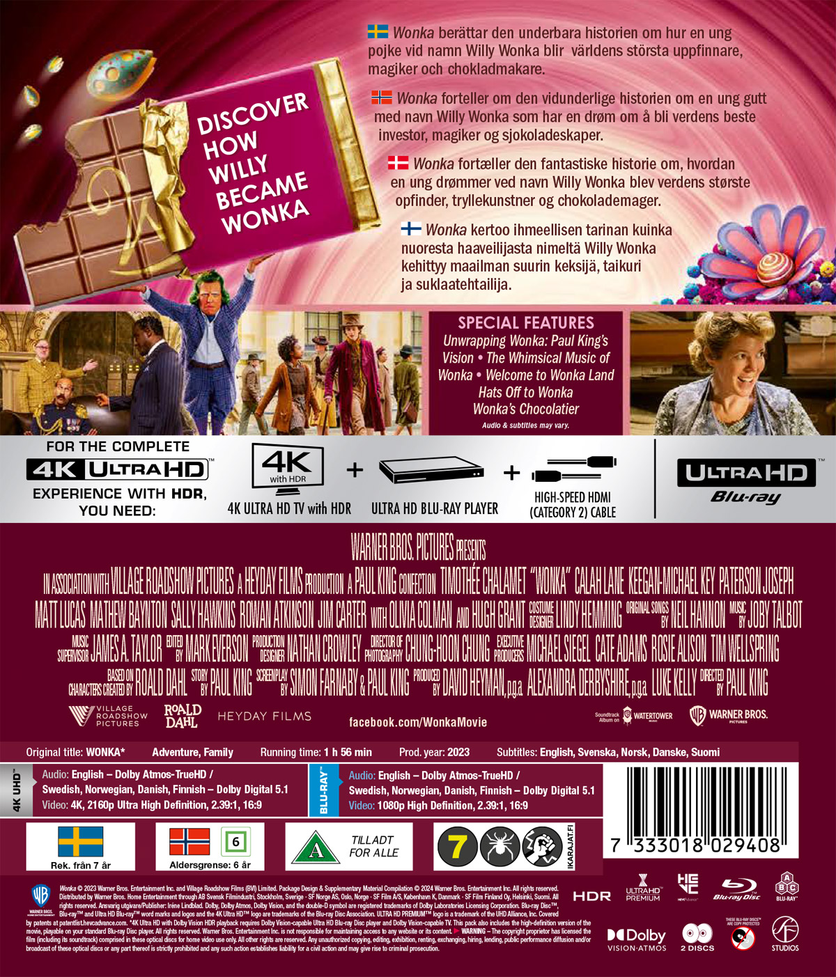 Wonka (4K Ultra HD + Blu-ray) - 2