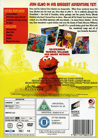 Adventures Of Elmo In Grouchland (ej svensk text) - 2