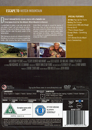 Escape To Witch Mountain (ej svensk text) - 2