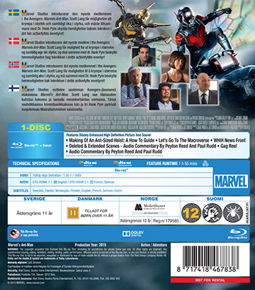 Ant-Man (Blu-ray) (Begagnad) - 2