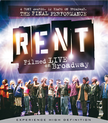 RENT - Filmed Live On Broadway (Blu-ray)