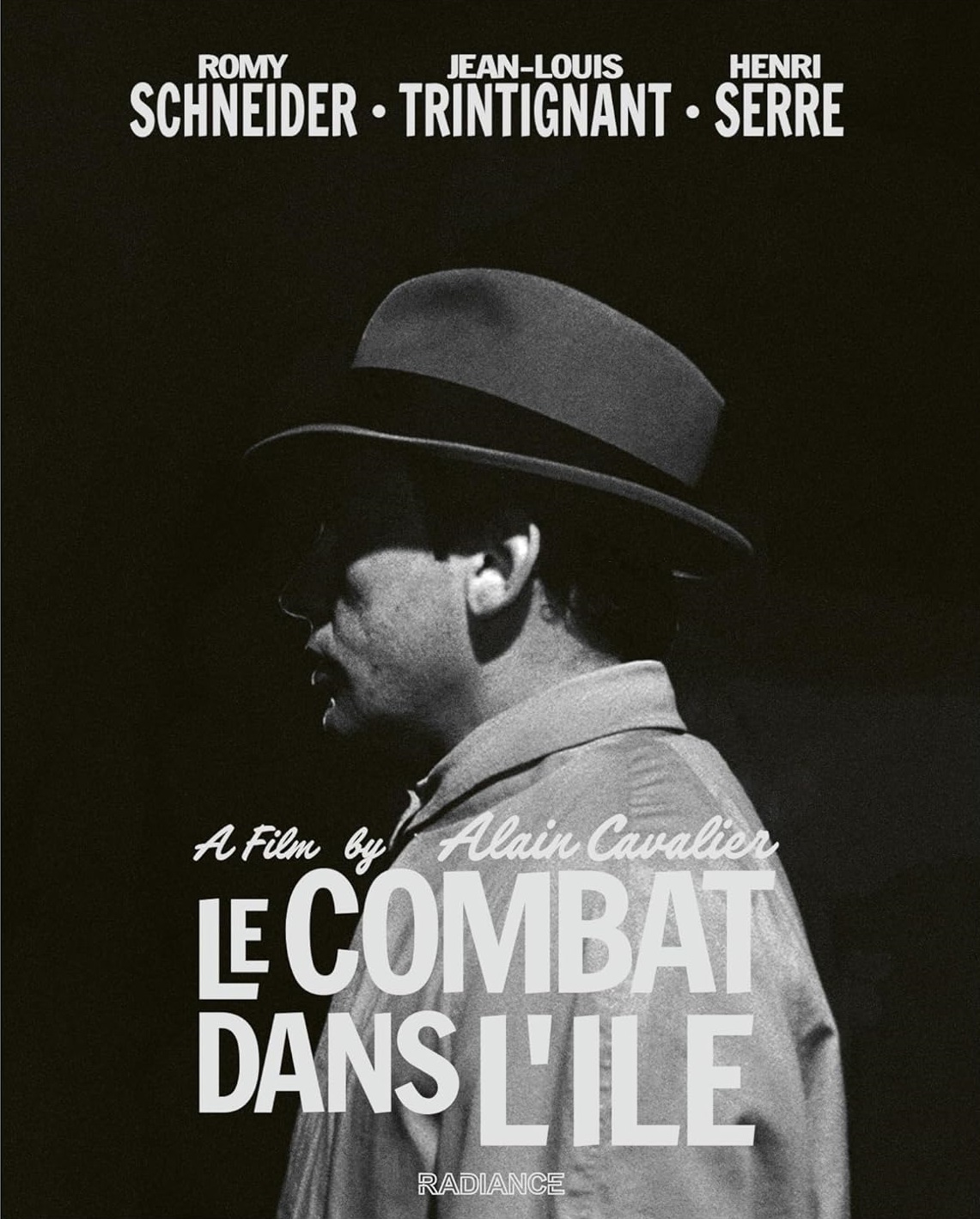 Affiche louis malle romy schneider le combat dans l'ile