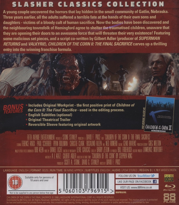 Children of the Corn 2 (ej svensk text) (Blu-ray) - 2