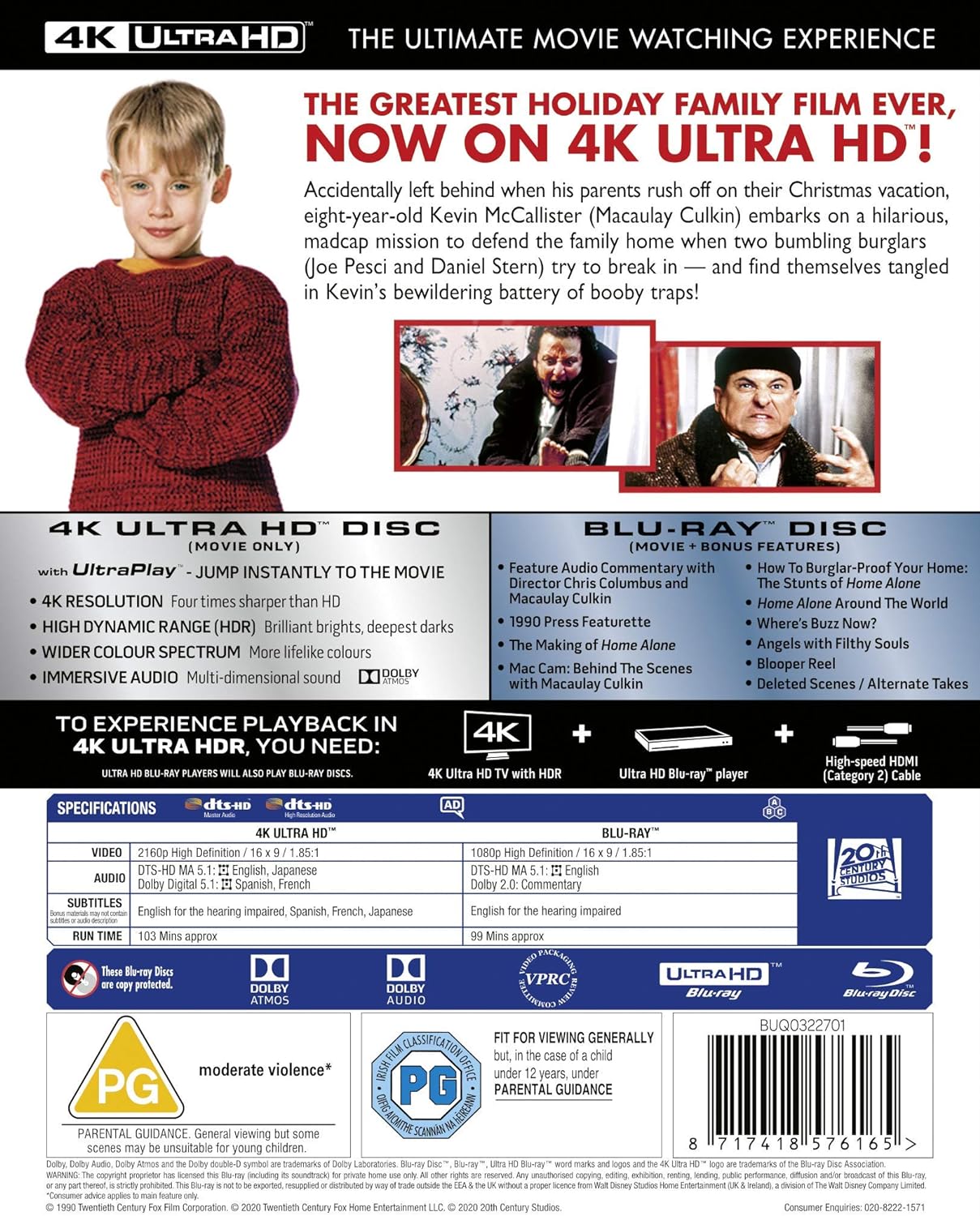 Home Alone (ej svensk text) (4K Ultra HD + Blu-ray) - 2