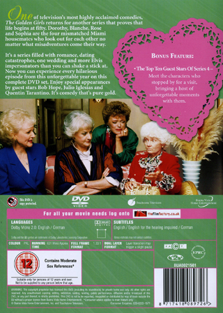 Golden Girls - Säsong 4 (ej svensk text) - 2