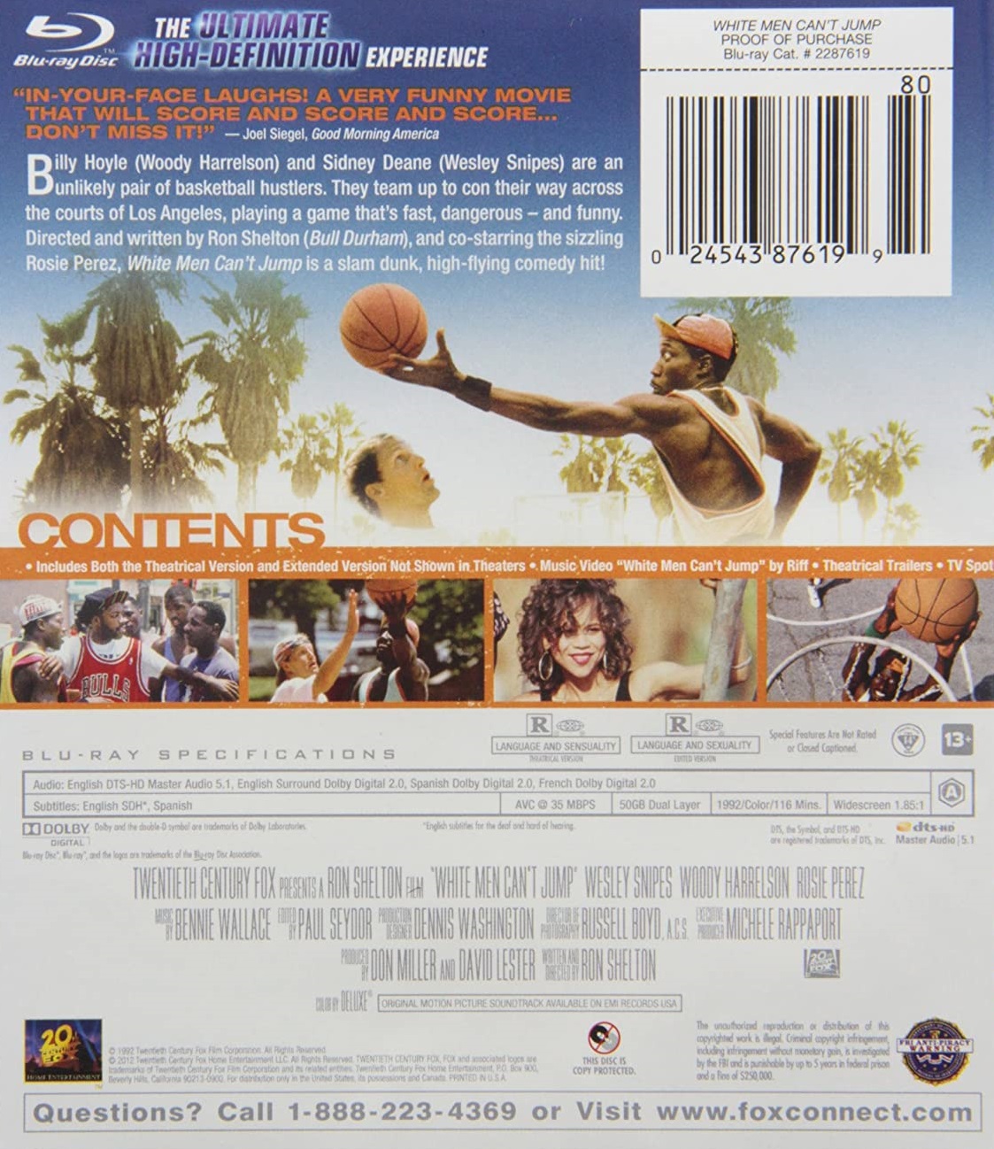 White Men Can't Jump (ej svensk text) (Blu-ray) - 2